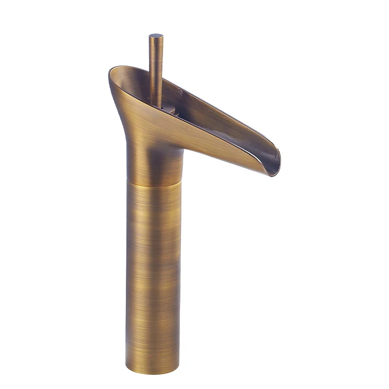 Samiyah Guangdong Kaiping Modern Bathroom Sink Taps Antique Brass Faucet Mixer Single Handle Basin Retro Faucets