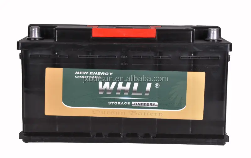 Factory export auto batteries 12v 100AH European standard battery for car starting