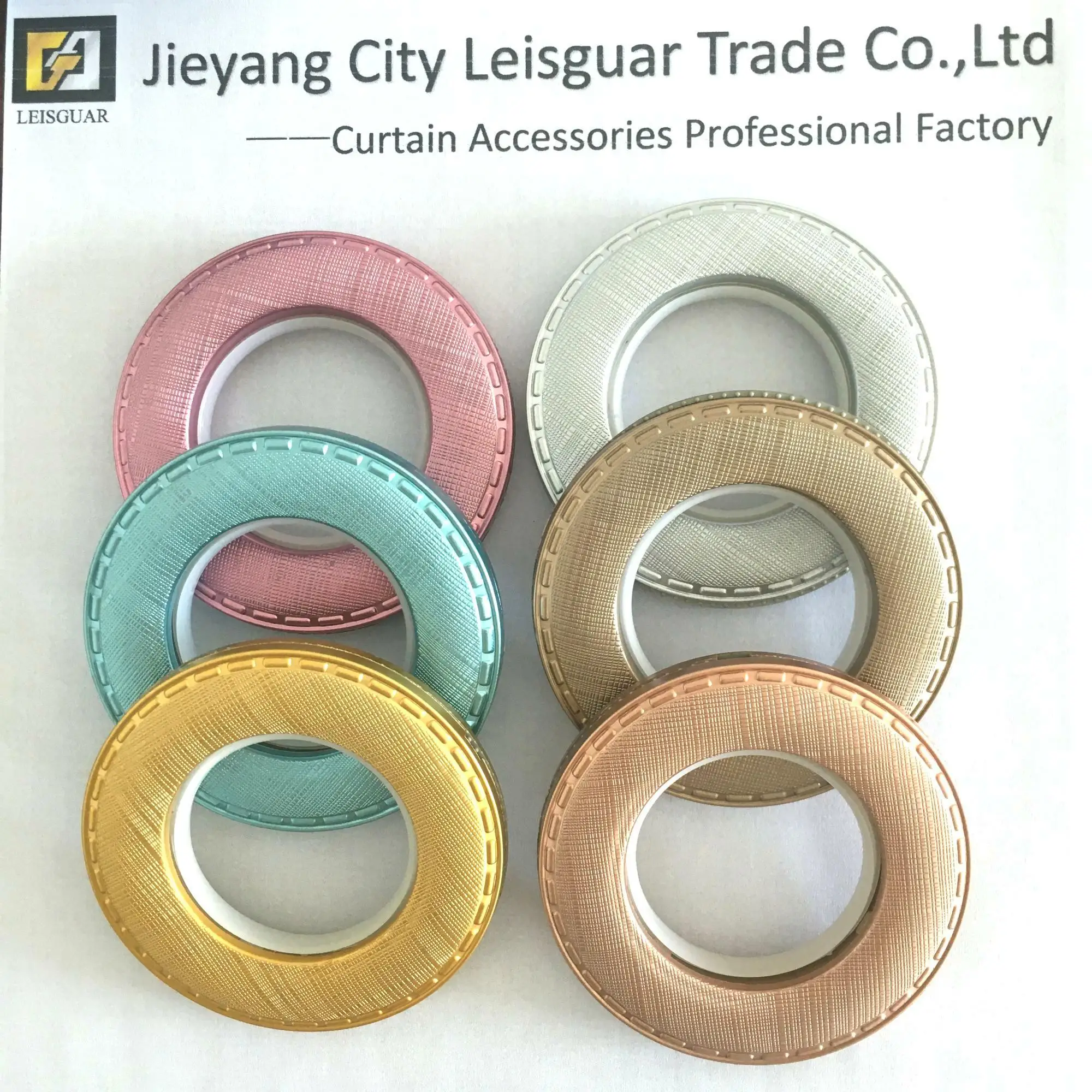 new sample for curtain ring 75 MM  curtain accessories home decor Plastic Eyelet Rings Plastic Rings for Curtains