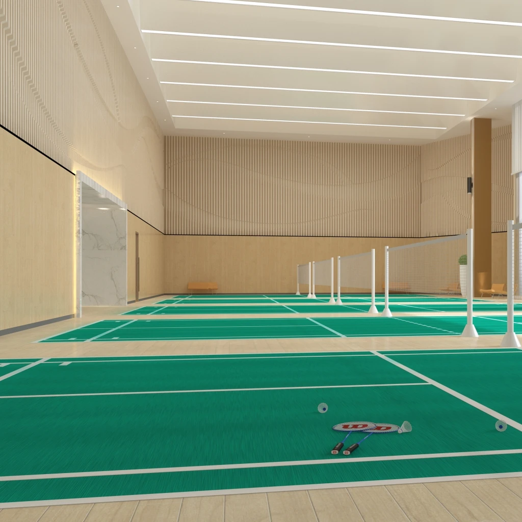 Decoration pvc printed film  eco-friendly digital printing floor film  0.07mm SPC PVC LVT custom badminton court flooring