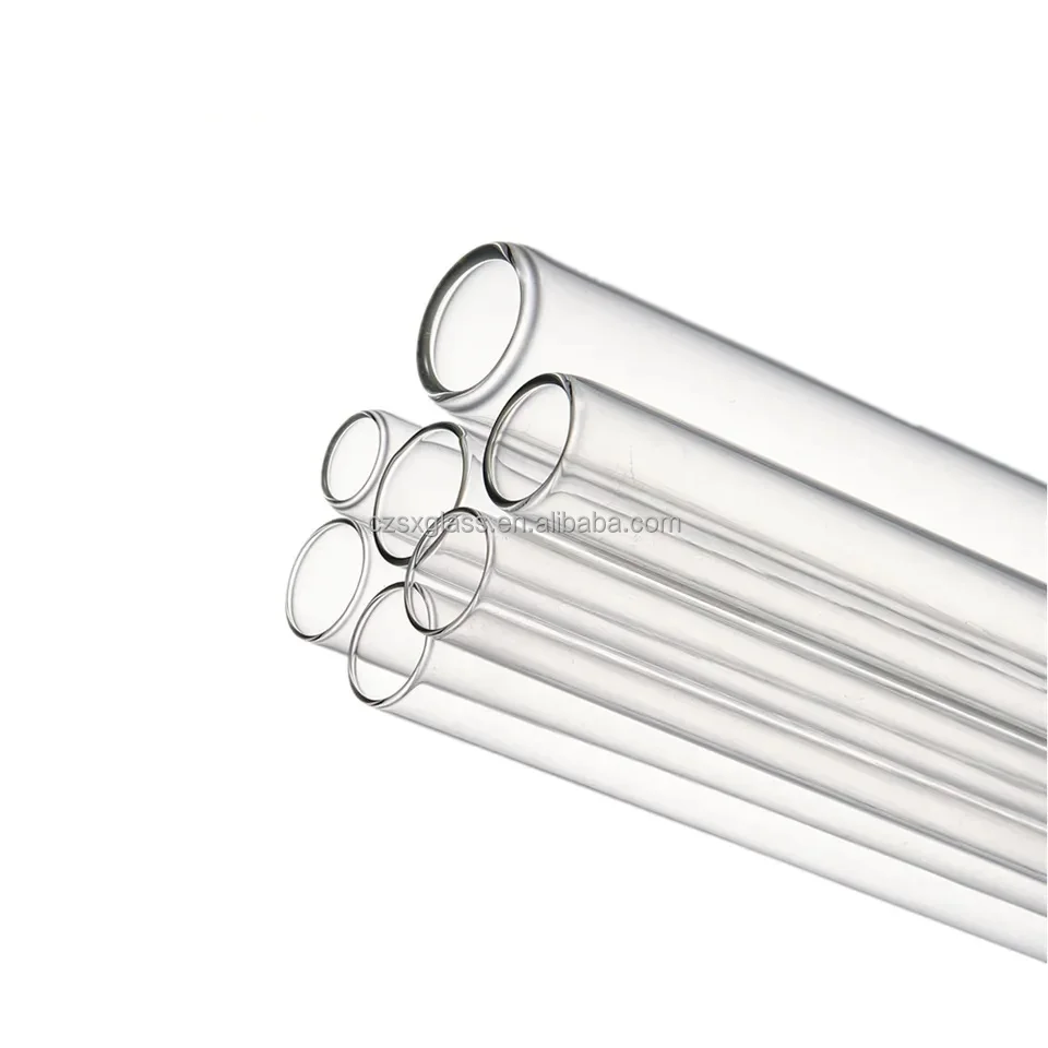 borosilicate glass tube clear and amber borosilicate glass tube/rods manufacturer in china
