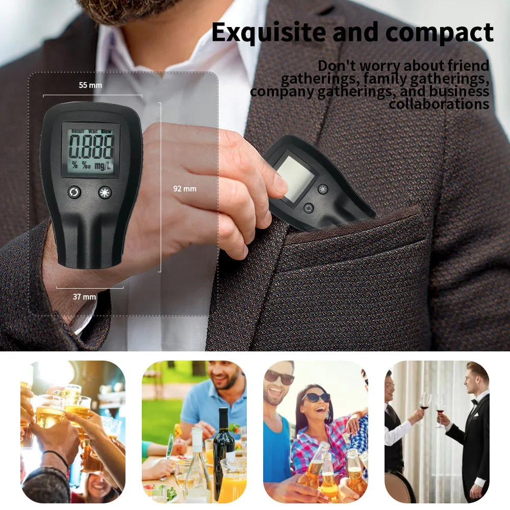 Low Price Wholesale JD-401 Alcohol Detector Portable Alcohol Anzlyzer For Workplace Safety