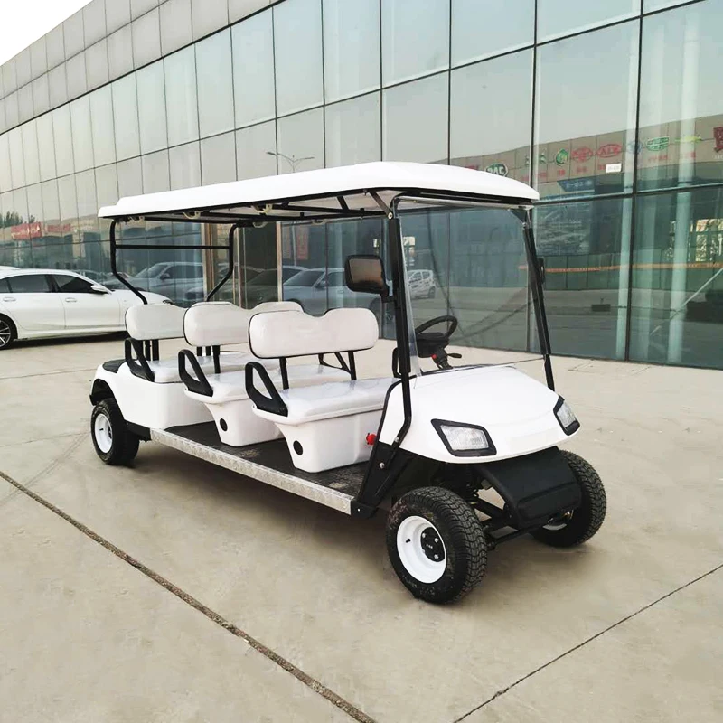 China Brand high quality cheap price sightseeing car electric golf buggy KEPLER model A 6 seats golf cart for sale