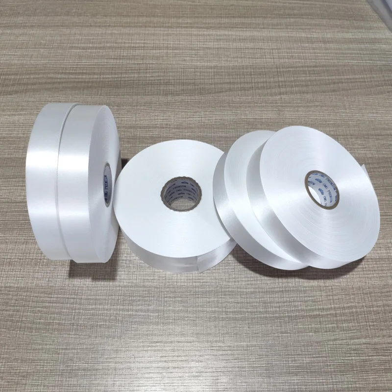 Переработанная Экологически чистая тканая кромка полиэфирная атласная