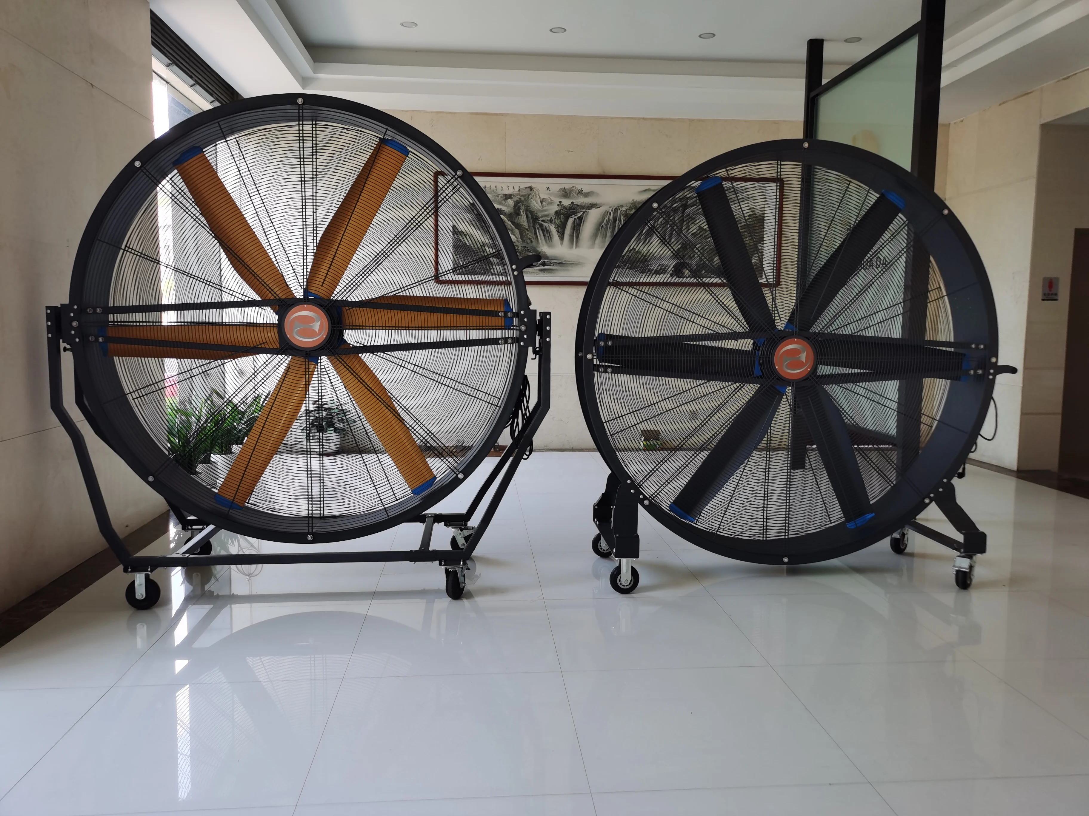 Quality guarantee 6.56ft diameter New Type Portable High Strength Aluminum Blades Large Floor Fans