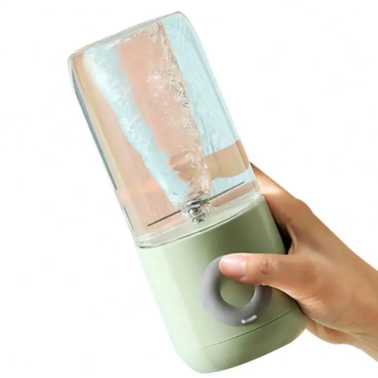 OEM Mixeur 300ml 6 Blade Mini Usb Rechargeable Automatic Smoothie Hand Fruit Juicer Bottle Shaker Portable Blender