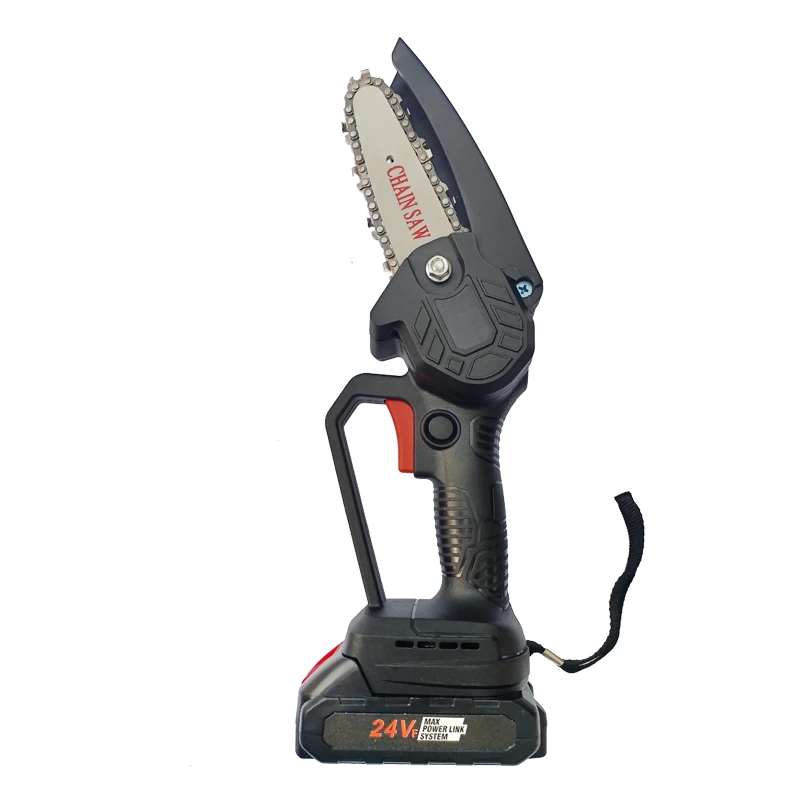 21V 4in electric rechargeable portable cheap price mini cordless chain saw for garden pruning
