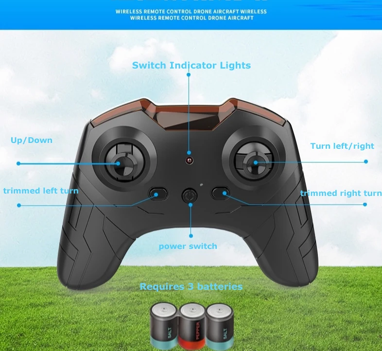 Hot sale RC helicopter 2.5 channels RC helicopter (two colors) English sealed color box