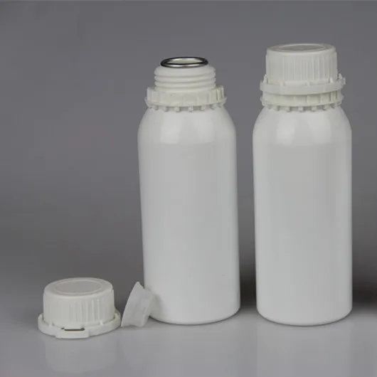 Leak Proof Lid Metal Aluminium Bottle 50 100ml 250ml 500ml 1000ml 5l 16oz Chemical Liquid Cosmetic Essential Oil Aluminum Bottle