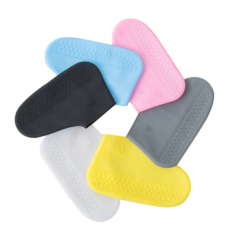 Waterproof  Silicone Shoe Covers Reusable Shoe Cover Non-slip Durable Elastic Low top Rain Cover Protection for Men Women