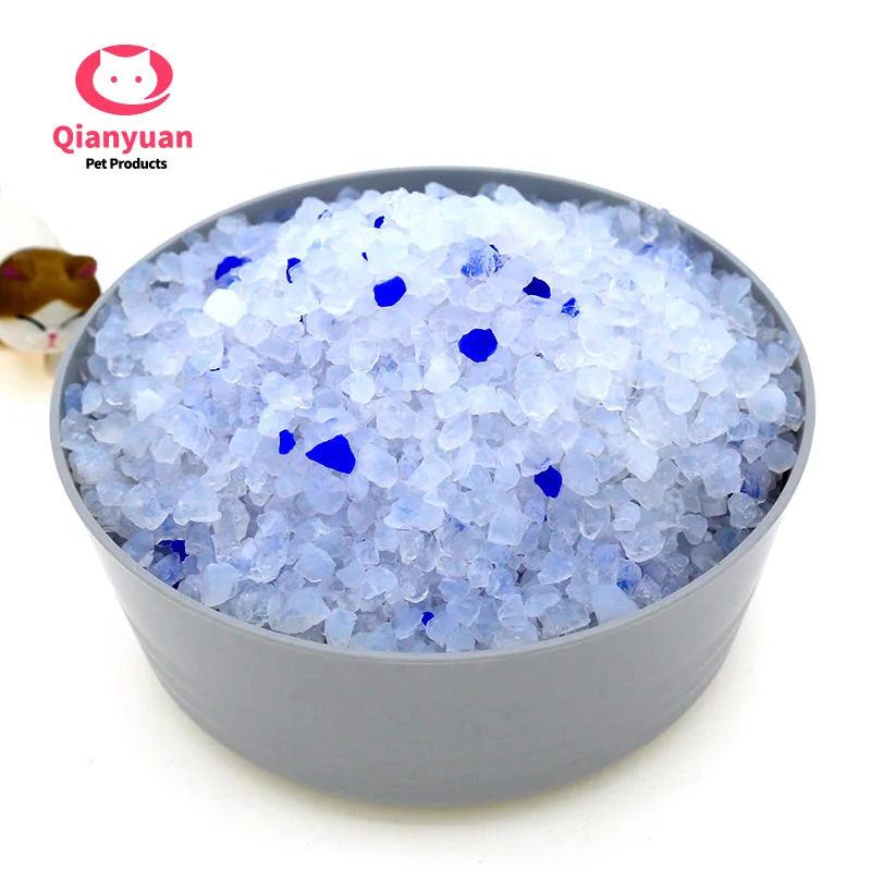 2024 fresh easy to clean fast clean silicone oem crystal silica gel cat litter sand cat litter sand crystal cat litter