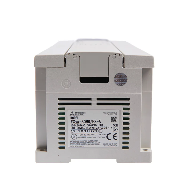 In Stock China supplier plc programmable logic controller FX3U-80MR-ES-A mitsubishi fx plc control fx3u