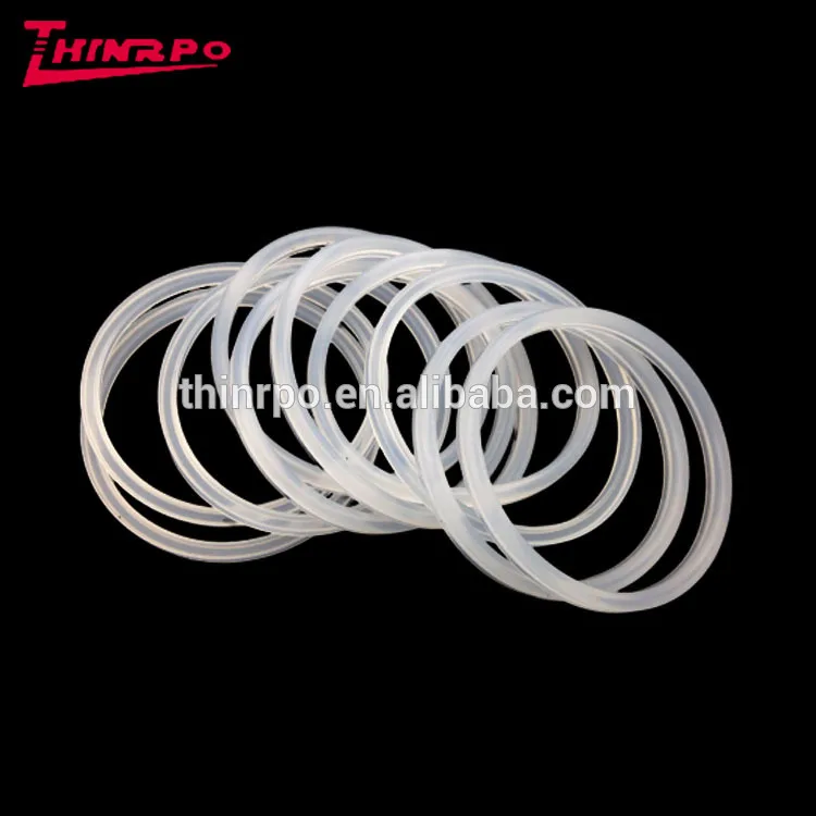 China Custom Molded High clear Silicone seal rubber O ring Medical grade silicone sealimg gasket for shower Nozzle pipe bottle