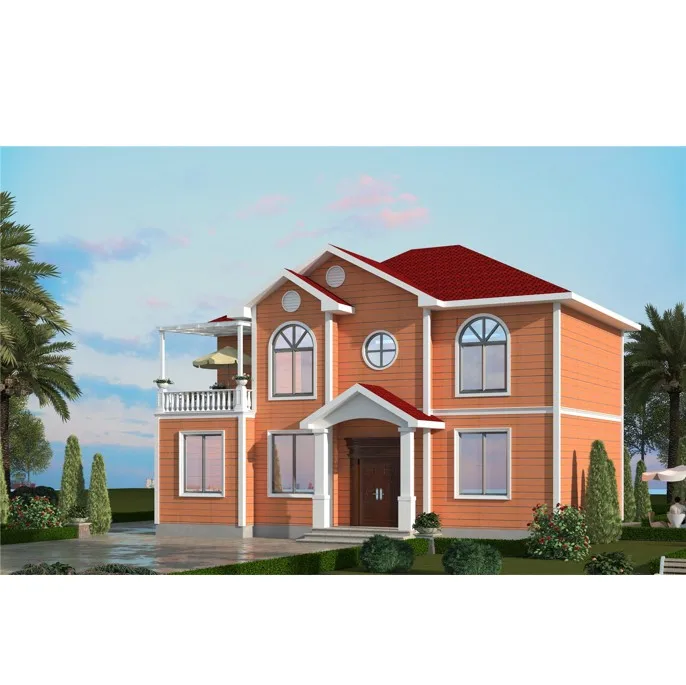 West African Hot Sale Family Living G550 Steel Structure  Prefab Houses Office House Resort House And Restaurant