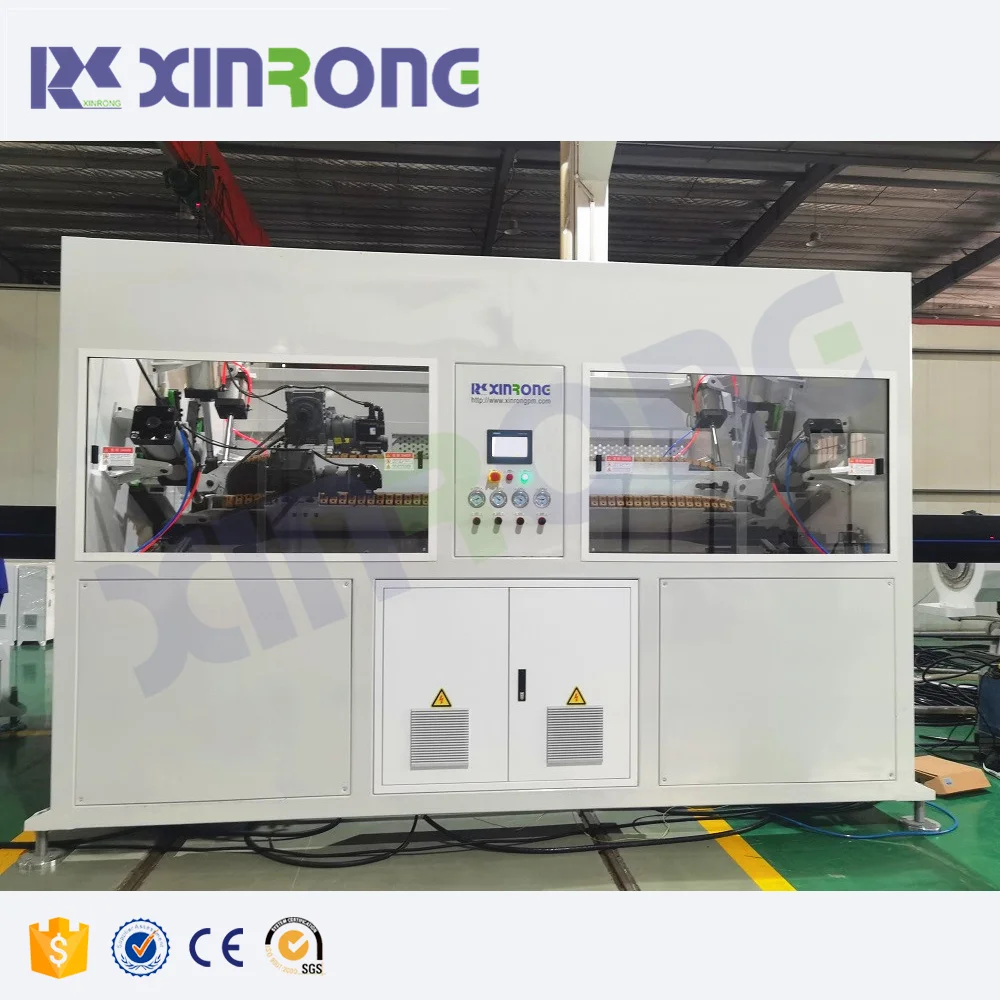 Xinrongplas running smoothly equipment pe pipe extrusion production making machine line