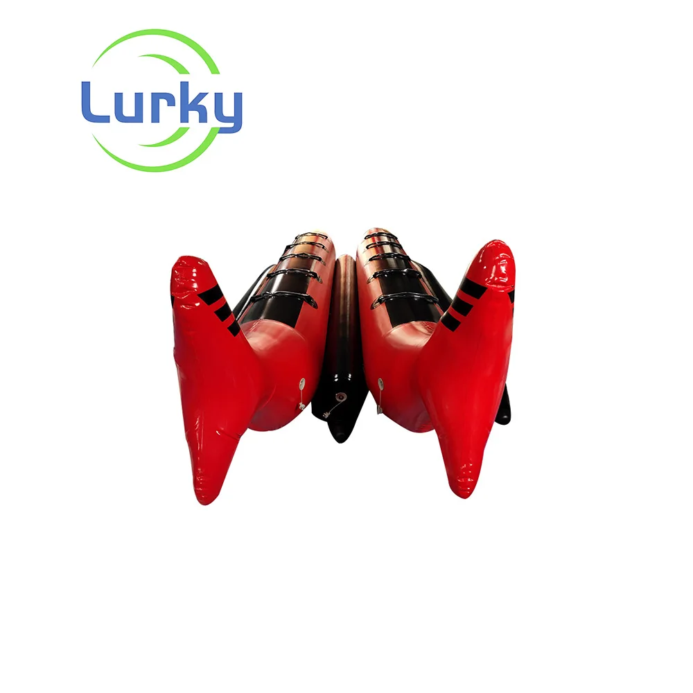 Commercial Customized Inflatable Boat Inflatable Flying Fish Water Game Inflatable Flying Fish Boat for sale