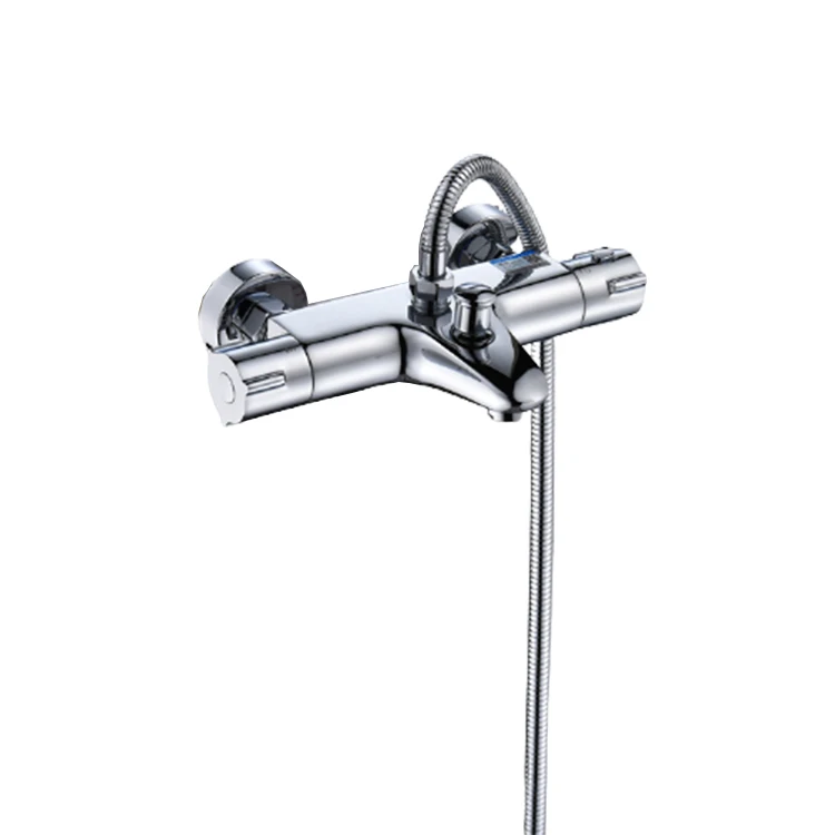 
Hot Selling Good Quality Termostatic Triptych Bathroom Shower Faucet Set 