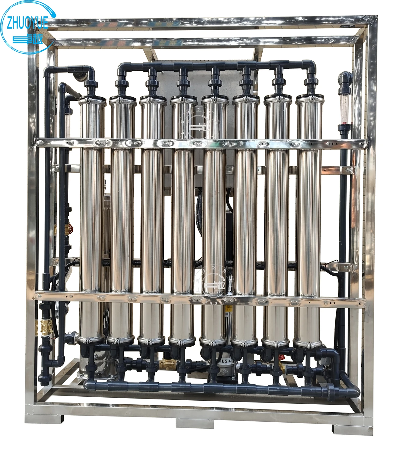 CE 2 Ton 2000 lph Simple Small Scale Home Used RO Reverse Osmosis Spring Salt Water Treatment Plant Price System