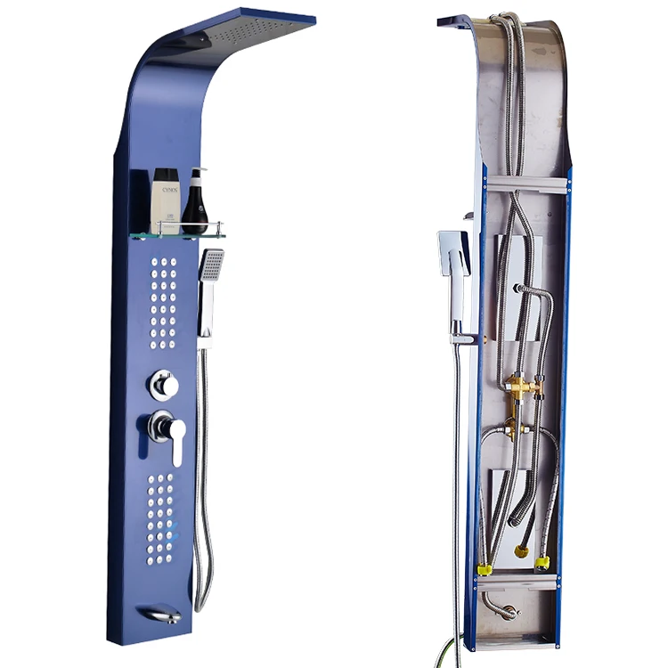 Дождевой Душ из нержавеющей стали 304, настенная панель для душевых кабин