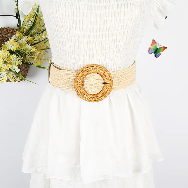 Оптовая продажа с фабрики, богемный ремень, квадратный, Круглый, булавка, Пряжка из полипропилена, тканый ремень для дам