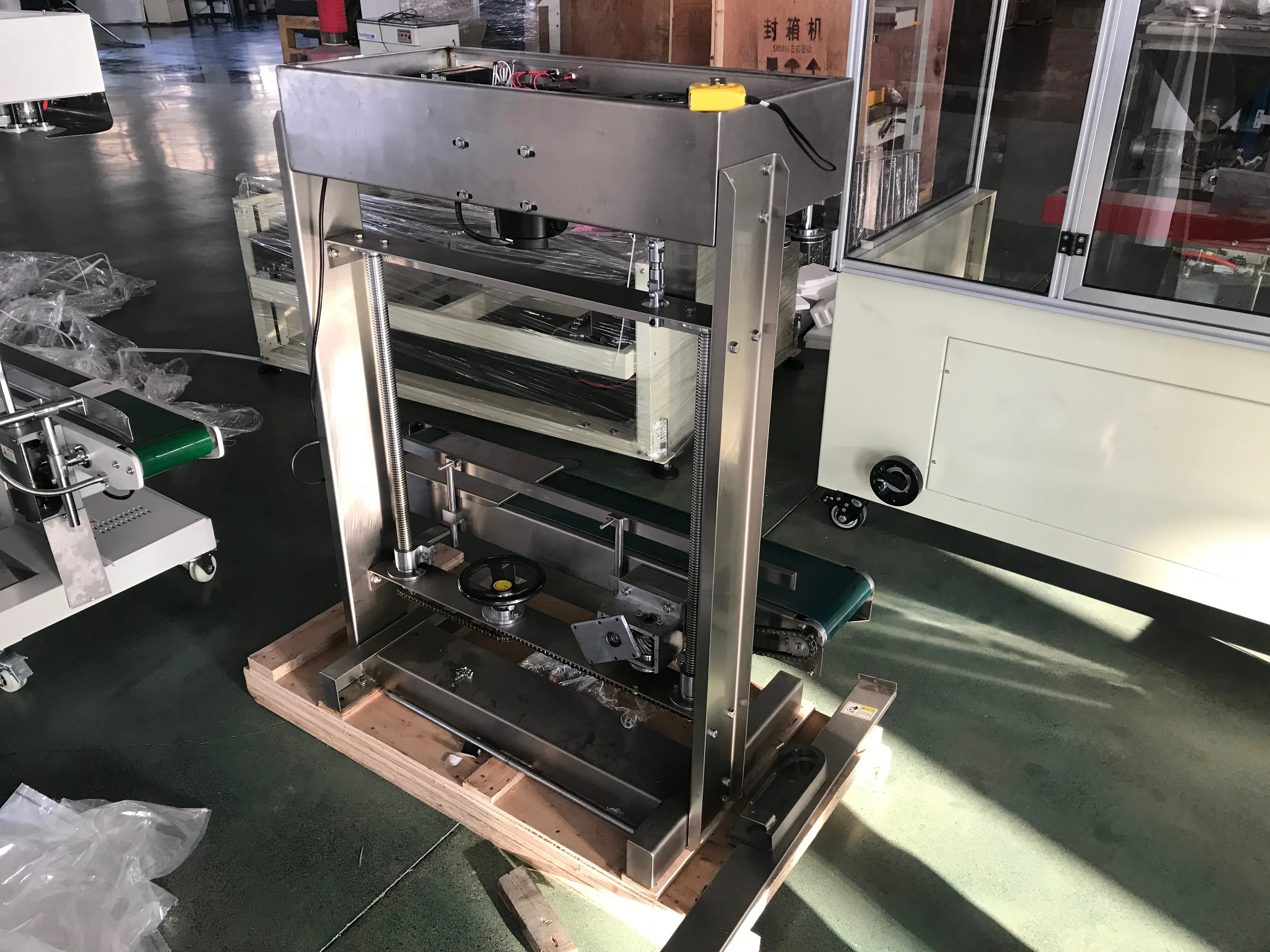 FRL600 Automatic Heavy Duty Solid Ink Print Vertical Continuous Aluminum Stand Up Pouch Plastic Bag Heat Sealing Machine