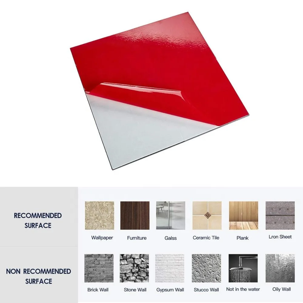 PVC Peel and Stick Composite Tile Backsplash Artificial Stone Peel and Stick Tile for Kitchen