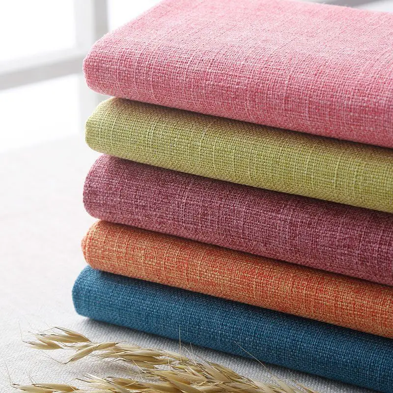 Stock Canvas 57' 270GSM Solid Color Cotton Canvas Fabric Wholesale Sewing Fabric High Quality Multiple Colors Low MOQ