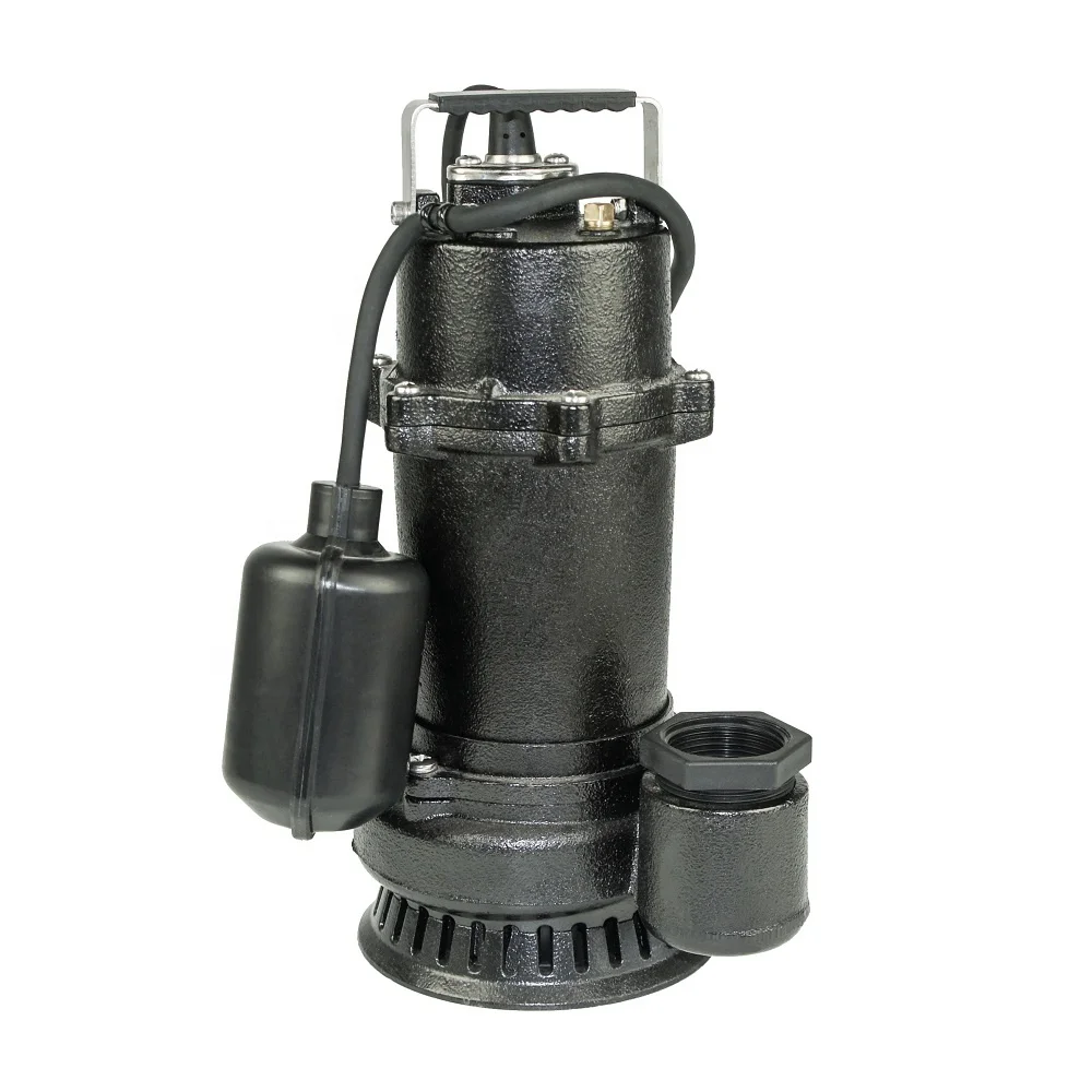 Durable Cast Iron Flexible Float Switch Centrifugal 1/2 HP Sewage Water Sump Pumps Submerged Pump