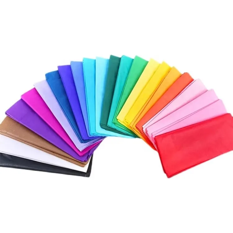 Promotion Gift Wrapping Colorful 50-75 Cm Black Colored Tissue Silk Paper With Nice Pattern Suppliers