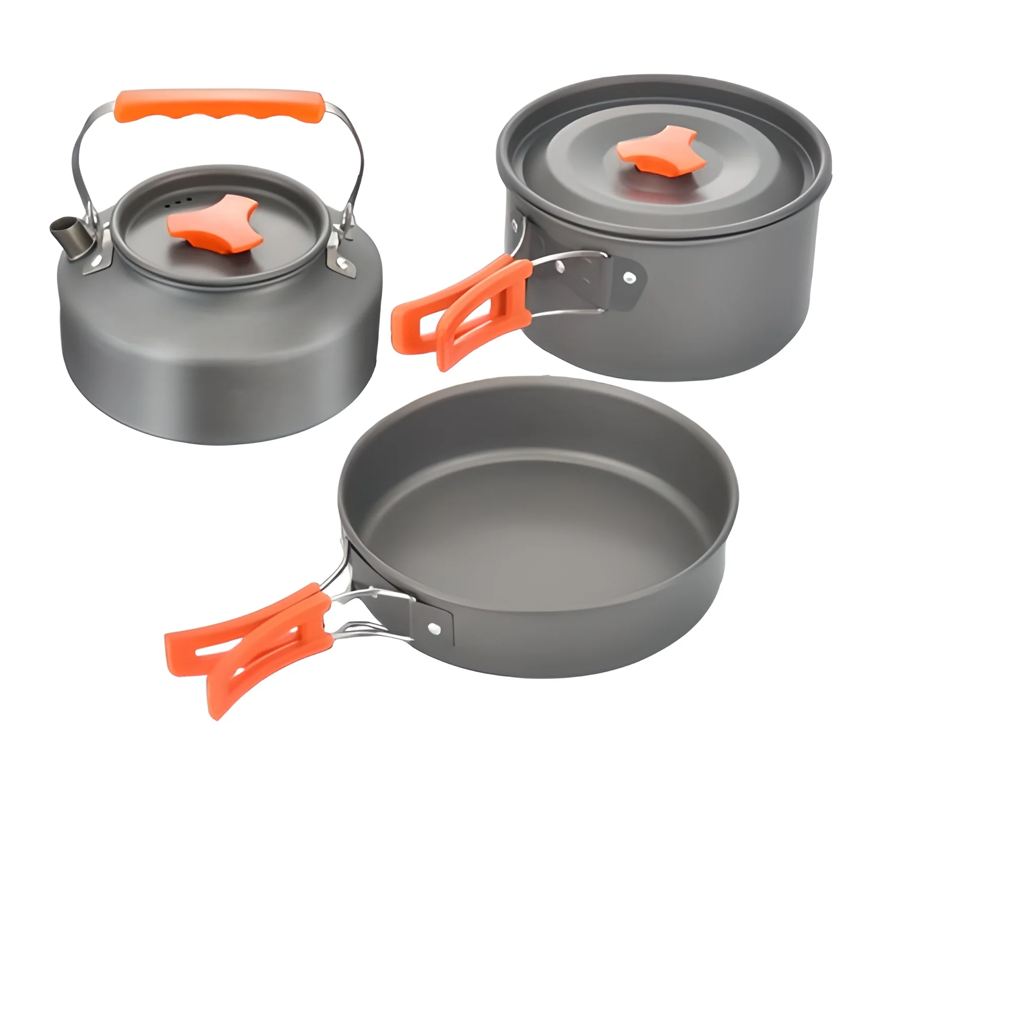 Outdoor jacket pot portable folding storage camping equipment supplies picnic cooker water set camping stove