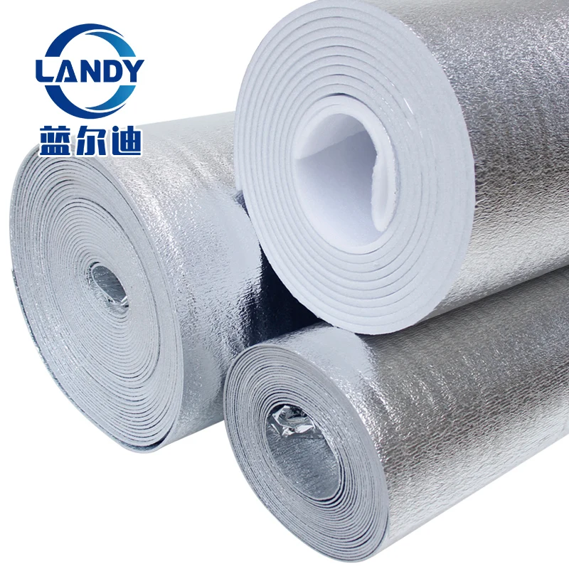 High density closed cell polyethylene epe foam heat insulation with aluminum foil,closed cell foam thermo thermal insulation