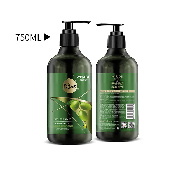 Private label high quality olive oil shampoo for hair 750ml organic olive oil shampoo wholesale oem
