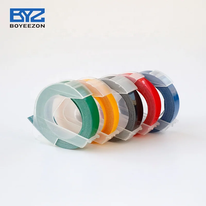 9 мм x 3 м совместимая ручная стереонадпись dymo 3D лента для тиснения самоклеящаяся Замена Dymo устройство