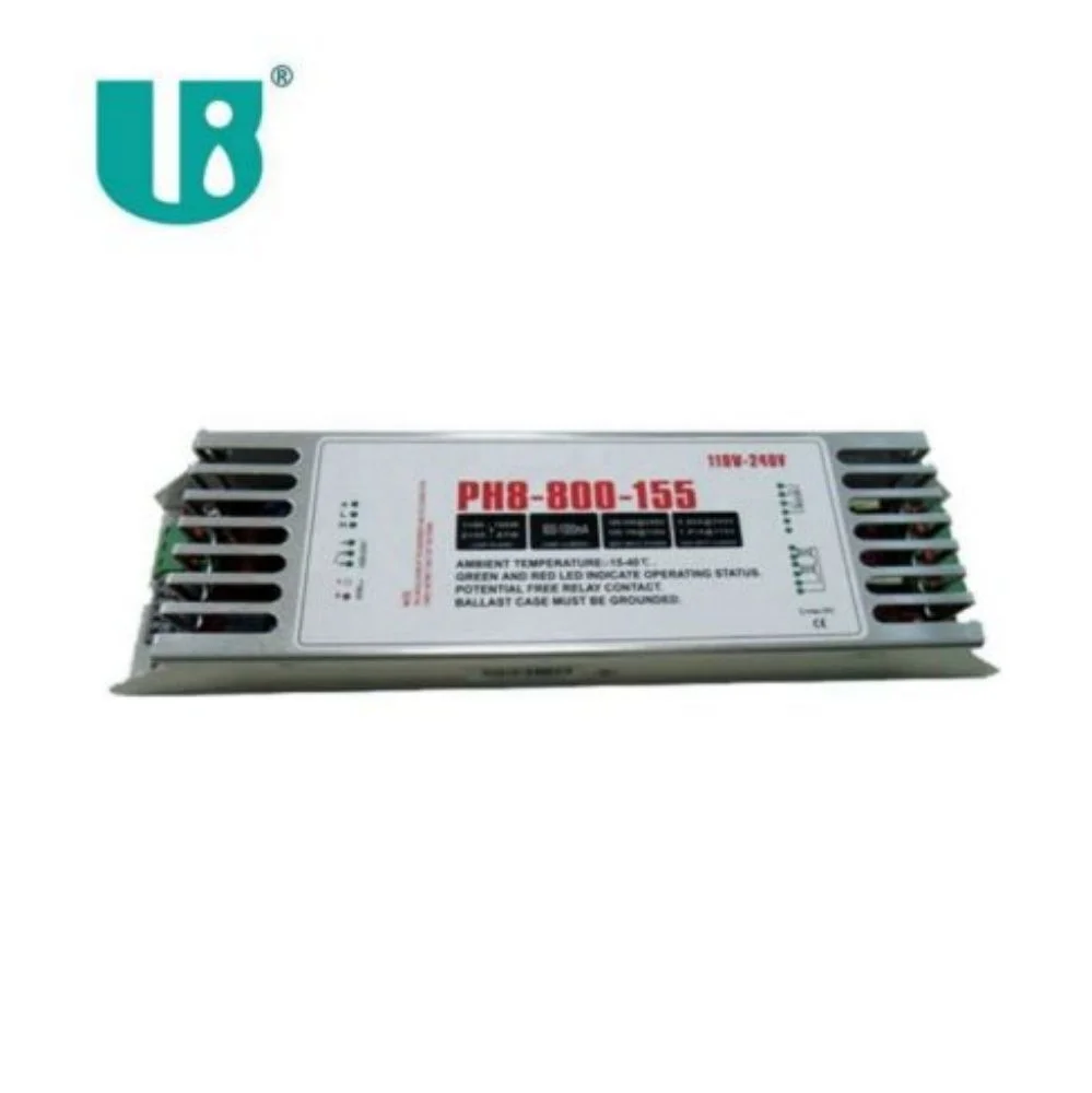 Electronic ballast for 55-155W UV lamp connect with 110-240V input voltage uv lamp driver