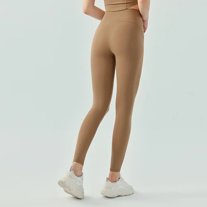 High Quality New Arrival Waist With Strap Design Fitness Gym 4-Way Stretch Elegant Women High Waist Legging