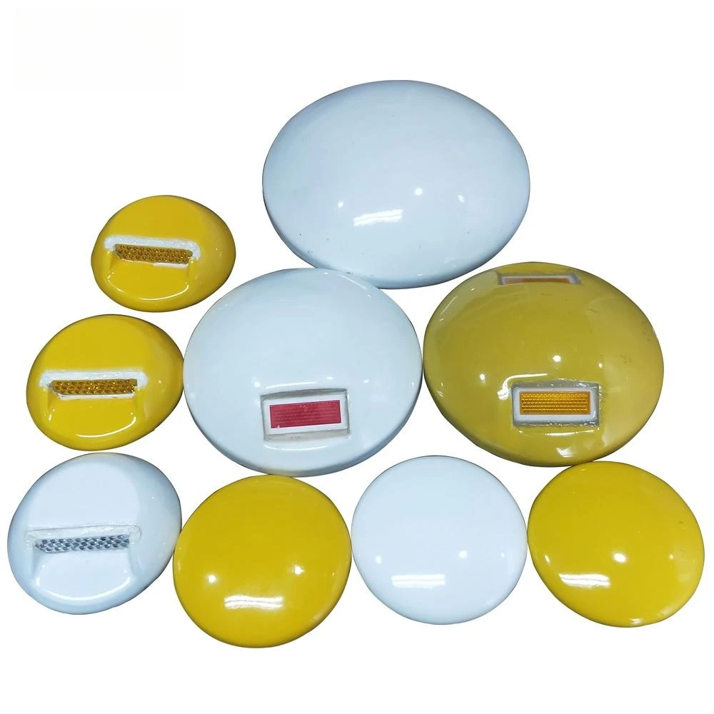 Round Cat Eyes Reflecting Raised Pavement Marker dock light ceramic reflective road stud