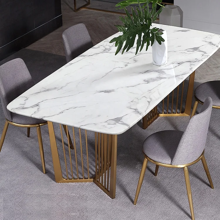 Modern interior furniture dining chairs and table