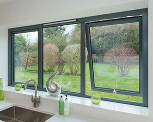China aluminum casement windows double glazed window for villa