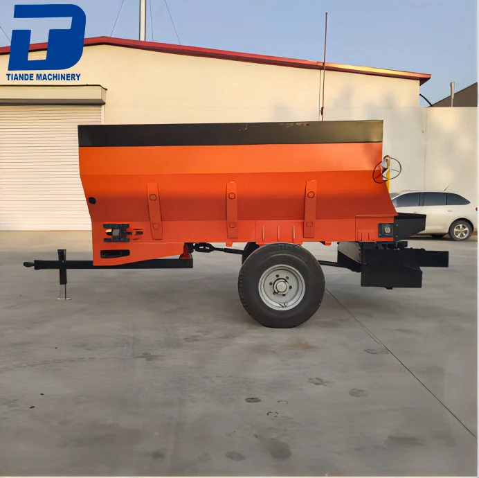 Big fertilizer manure tractor fertilizer spreader machine for garden orchard farm