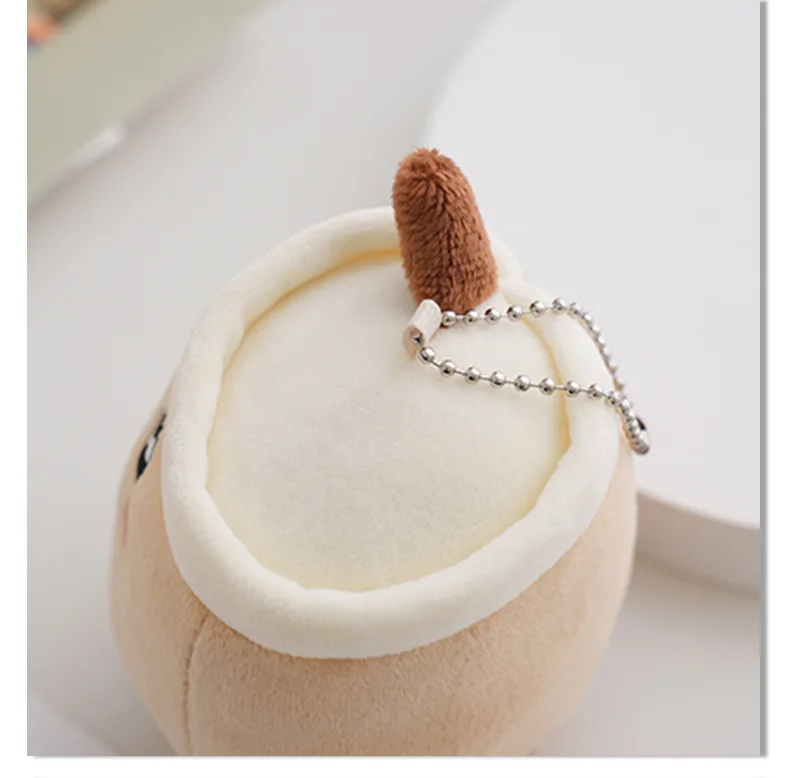 Оптовая Продажа с фабрики 10 см мягкий фруктовый молочный чай Boba Bubble peluches Juguete маленький плюшевый брелок для ключей boba