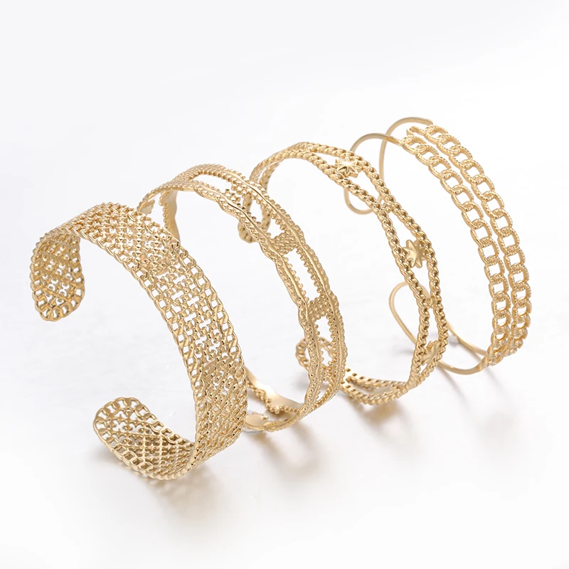 Low Moq Dropshipping Most Popular love bangle Stainless Steel Jewelry Two Colors Charm Bracelet Bangle for Women