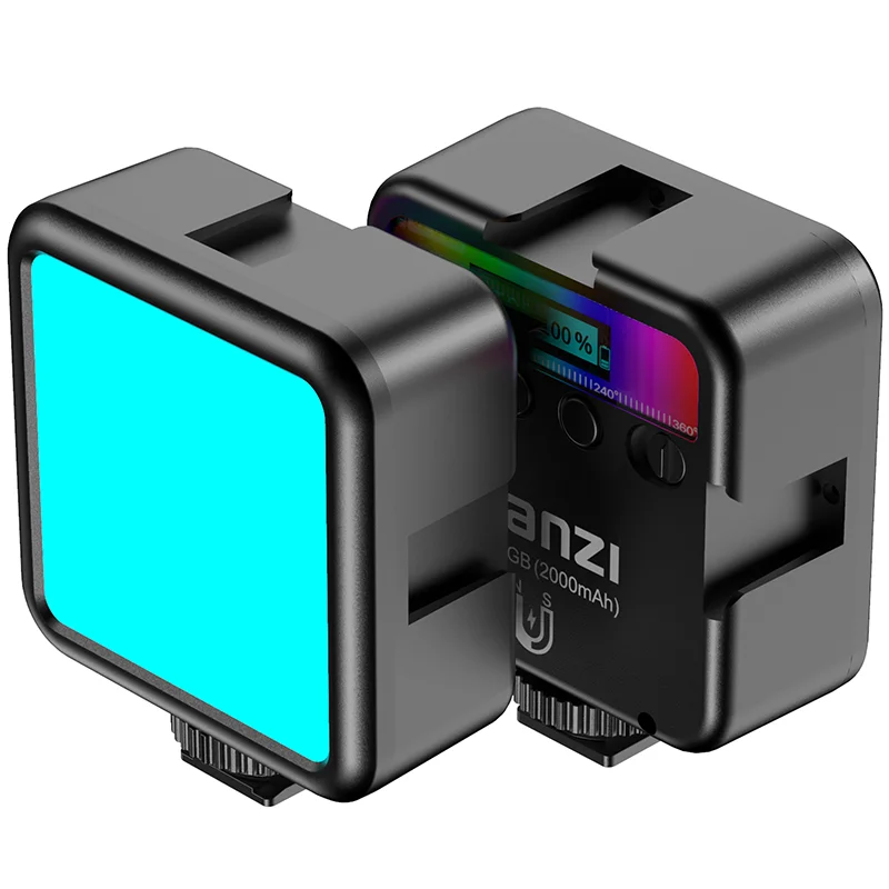
Ulanzi VL49 RGB 2000mAh 2500-9000k Mini Camera Video Light for Tiktoks Photography Vlog Live 