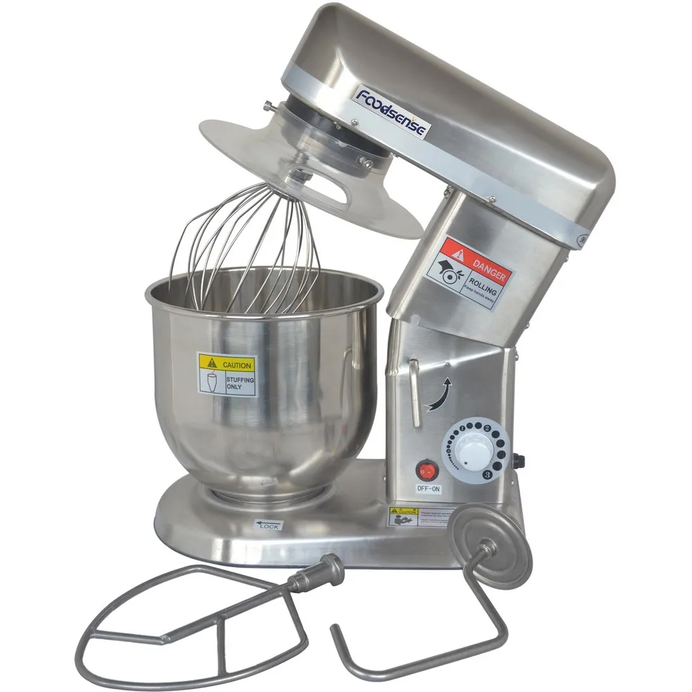 Commercial Stainless Steel 5L 7L 10L  Bakery Equipment Automatic Baking Cake Planetary Mixer Electric Food Stand Mixer