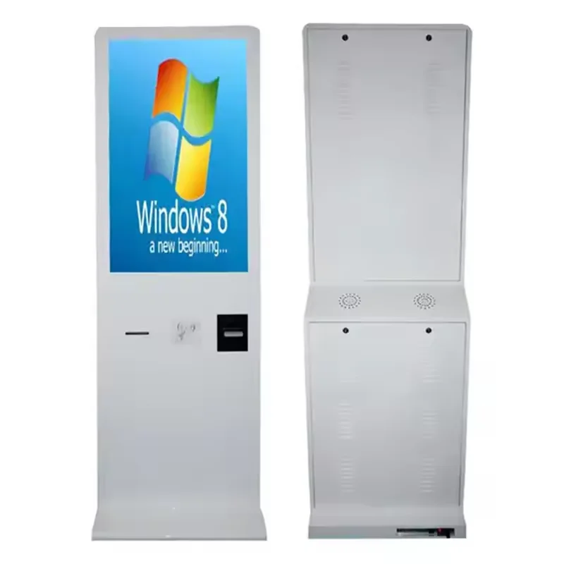 32 inch touch screen self checkout machine