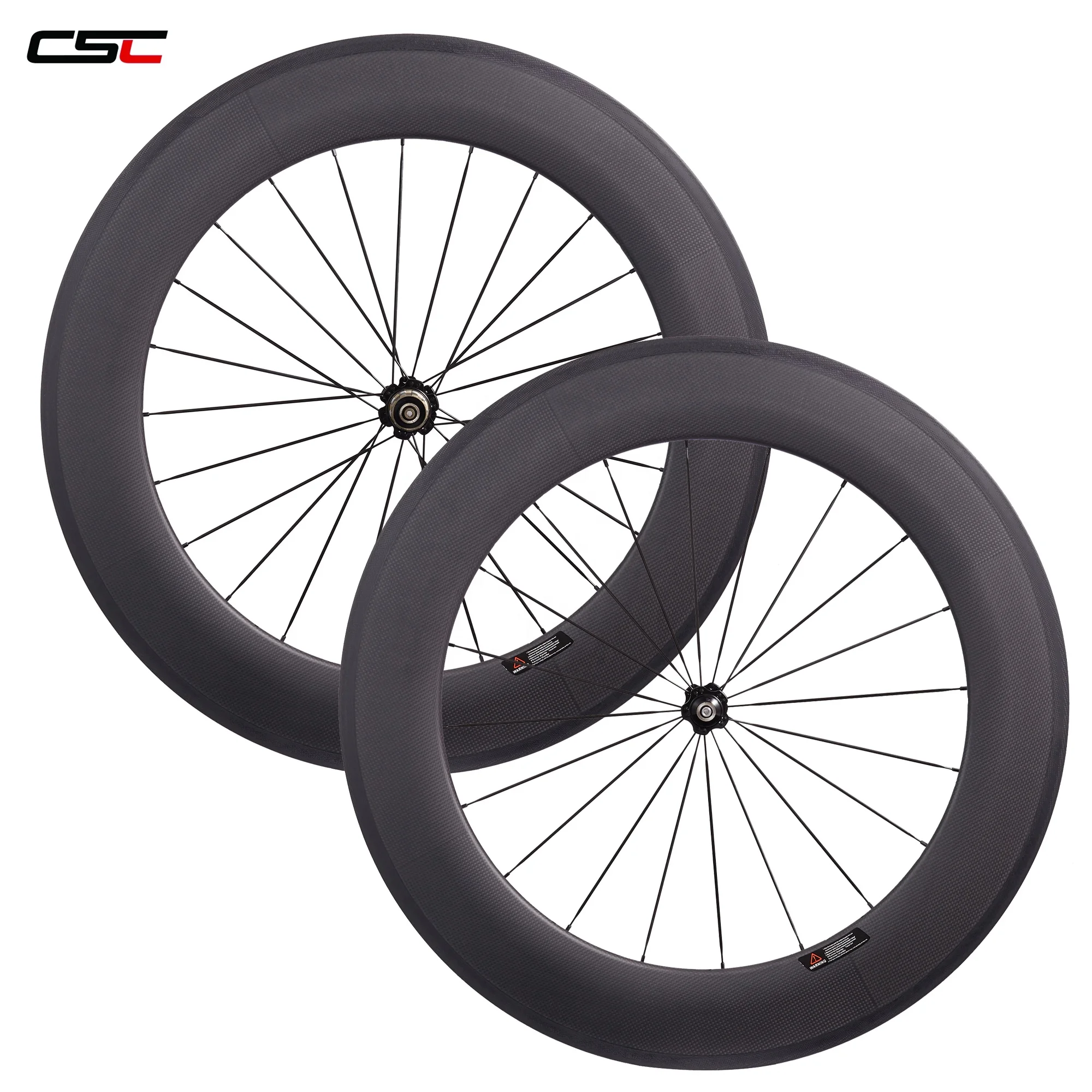 CSC Carbon Wheels 88mm depth 25mm width with Novatec A271SB F372SB hub CN Spokes Clincher Road bike Carbon Bicycle Wheelset