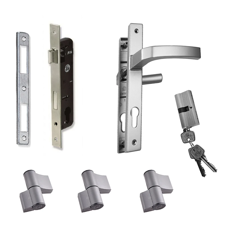 New Arrival Aluminum Door Hardware Accessories Lock Set Casement Door Lock system