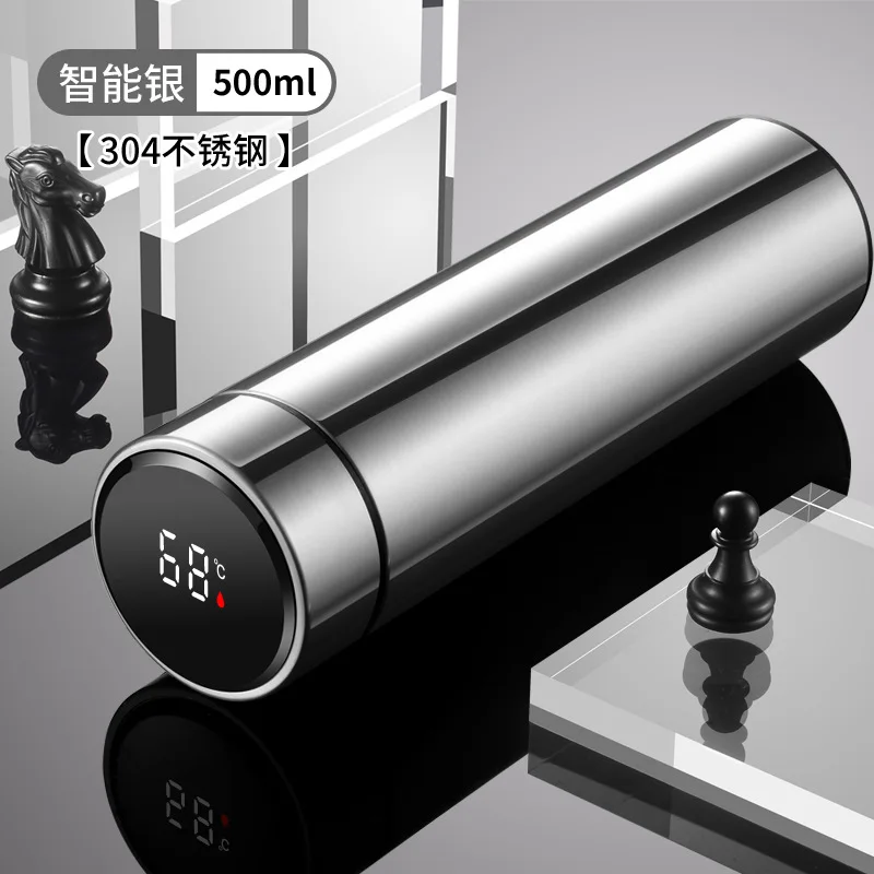 Termo Smart Led Temperature Display Metal Insulation Water Bottles Thermos Stainless Steel Intelligent Vacuum Flask