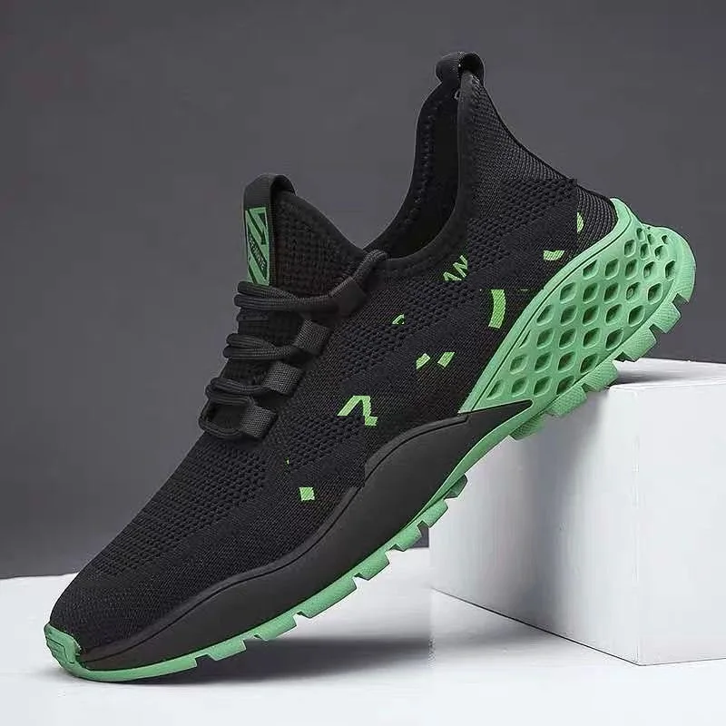 Made in China Hot Selling Breathable Flying Customized Shoes Increased Running Shoes Men