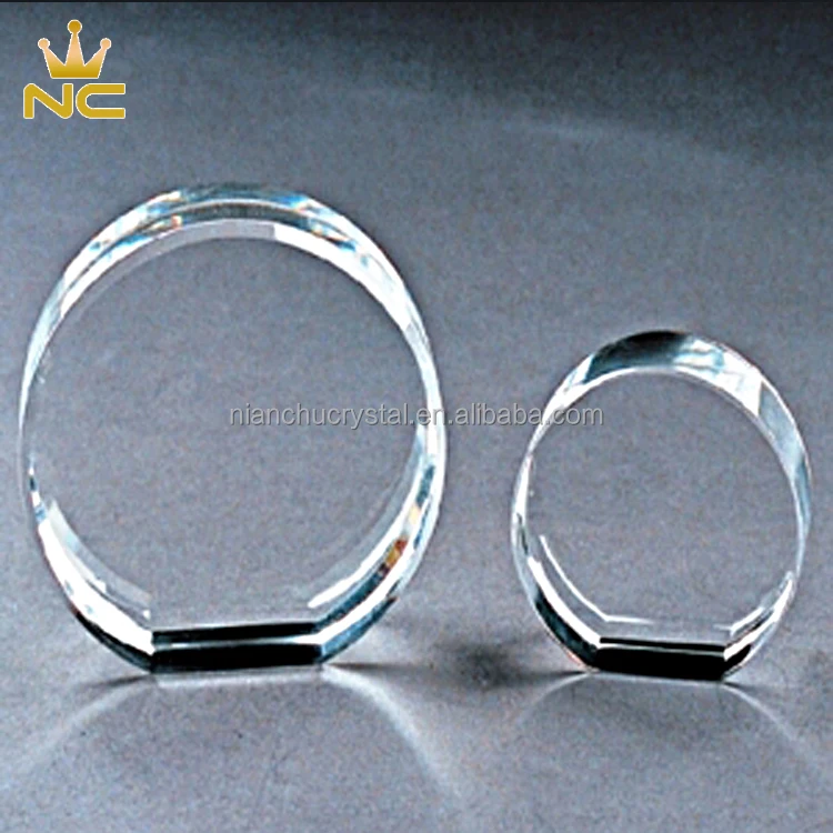 Raw Glass Sublimation Blank 3D Crystal Block For Engraving