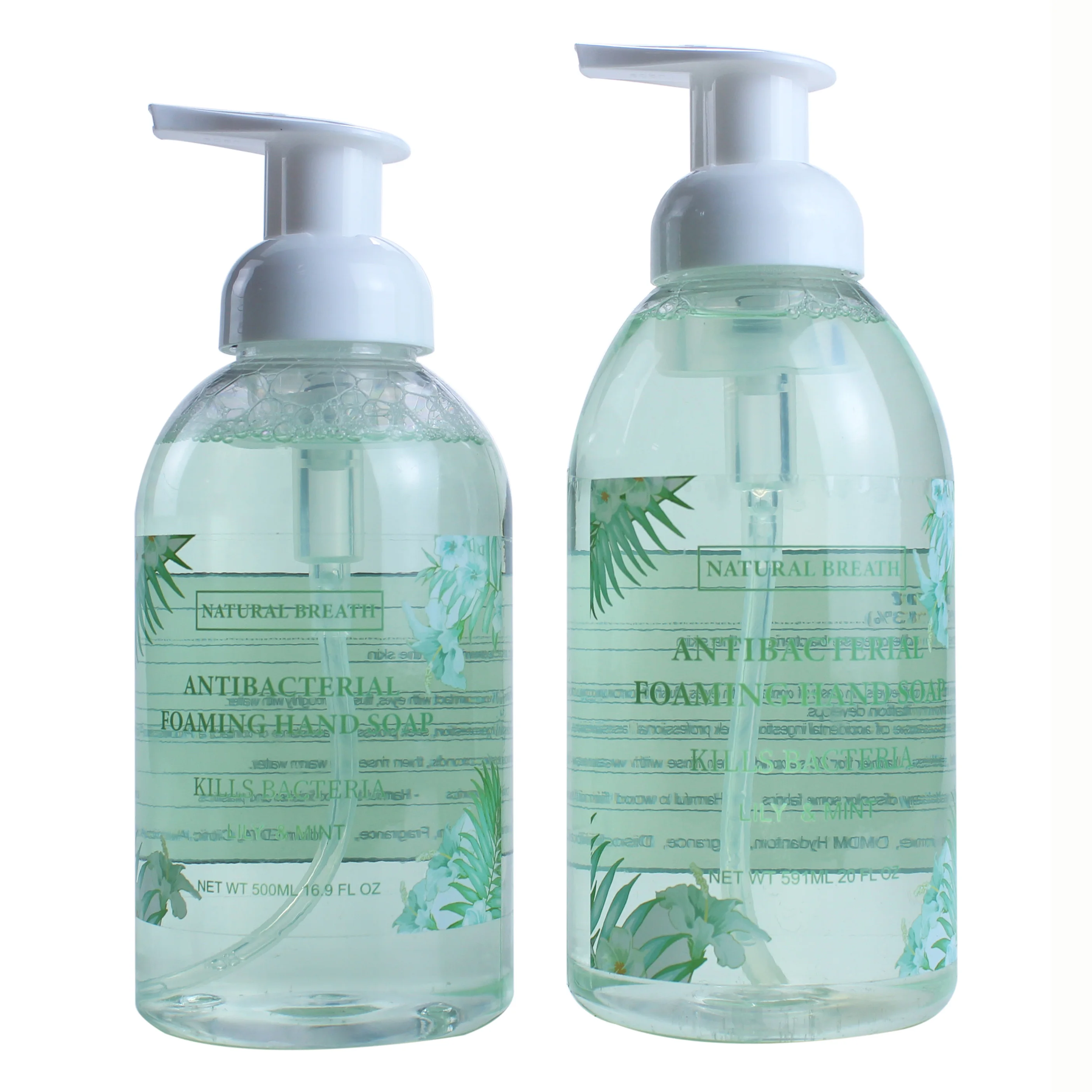 OEM/ODM Private Label Natural Organic Moisturizing Fragrance Foaming Cleansing Gel Liquid Hand Soap Wash